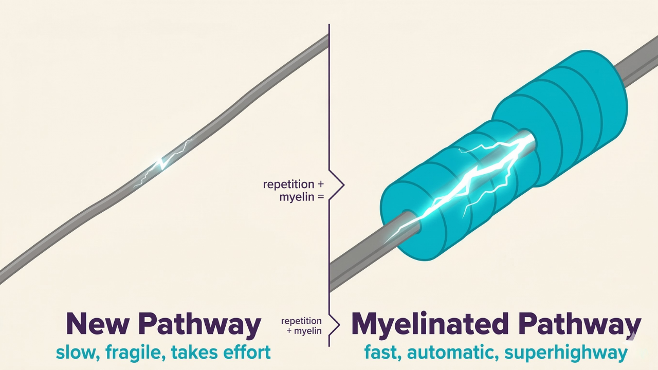 Narcissism is not genetic — neural pathways and myelination show learned behavior patterns