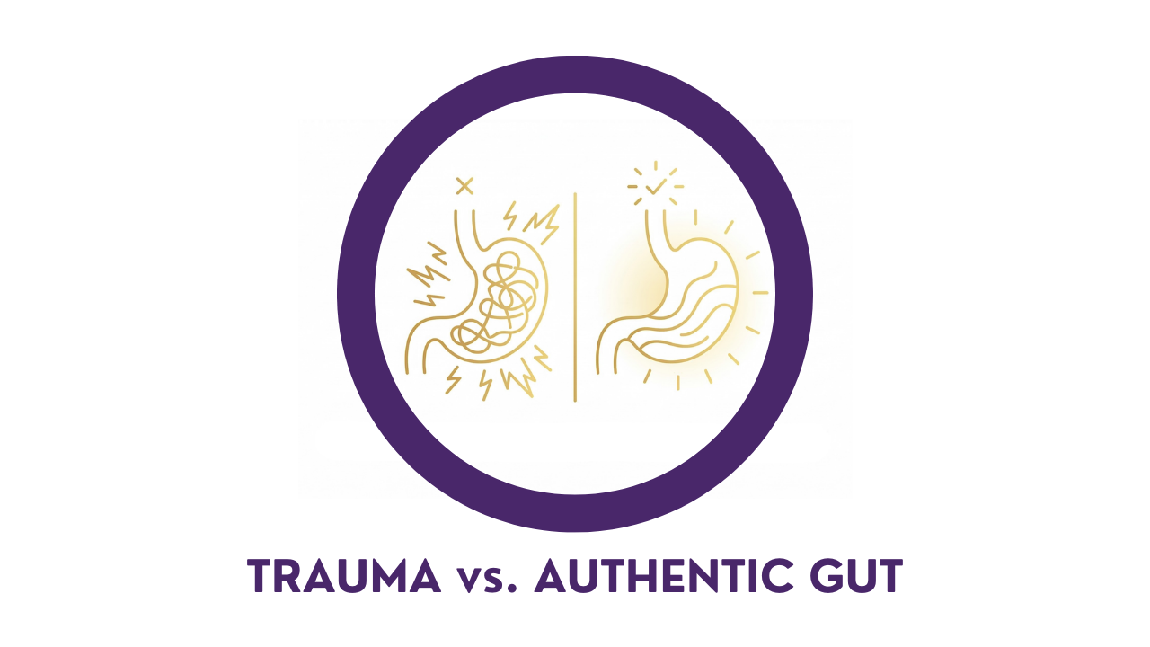 Trauma Gut vs Authentic Gut — learning to tell the difference between survival instinct and real intuition